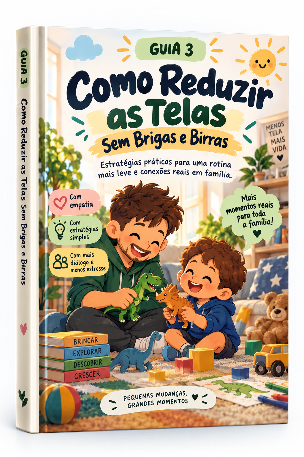 Capa do Guia 3: O Choro do Bebê + Método Sosseguinho